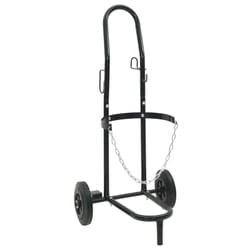 Chariot À Main Noir Et Rouge 49 X 49 X 101 Cm Acier Vidaxl