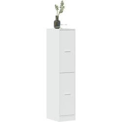 Vidaxl - Armoire d'apothicaire blanc brillant bois d'ingénierie