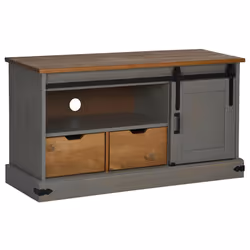 VidaXL 4018411, Gris, Métal, Bois, 1100 mm, 400 mm, 600 mm, 1 pièce(s)