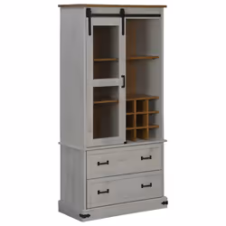 VidaXL 4018434, Métal, Bois, Blanc, 1 pièce(s)