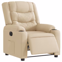 VidaXL 3310252, Tissu, Crème, mousse, 110 kg, 770 mm, 930 mm
