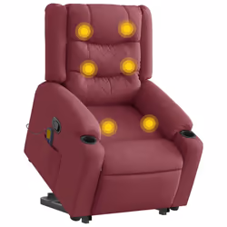 VidaXL 3310268, Tissu, Rouge, mousse, 110 kg, 770 mm, 930 mm