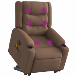 VidaXL 3310269, Tissu, Marron, mousse, 110 kg, 770 mm, 930 mm