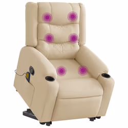 VidaXL 3310273, Tissu, Crème, mousse, 110 kg, 770 mm, 930 mm