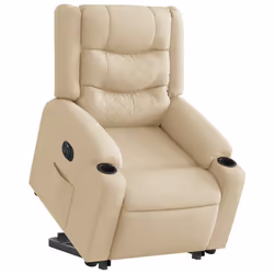 VidaXL 3310280, Tissu, Crème, mousse, 110 kg, 770 mm, 930 mm