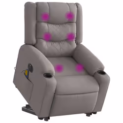 VidaXL 3310286, Tissu, Taupe, mousse, 110 kg, 770 mm, 930 mm