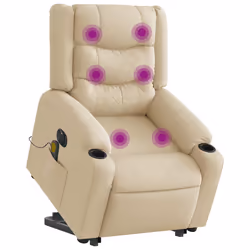 VidaXL 3310287, Tissu, Crème, mousse, 110 kg, 770 mm, 930 mm