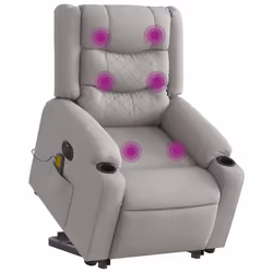 VidaXL 3310288, Tissu, Gris, mousse, 110 kg, 770 mm, 930 mm