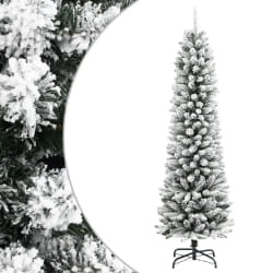 vidaXL Sapin de Noël Artificiel Flocké 210 cm