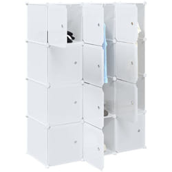 Cubes de rangement 12 pcs avec tiges de suspension pp Vidaxl