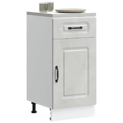 vidaXL Armoire de cuisine Kalmar gris béton