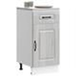 vidaXL Armoire de cuisine Kalmar sonoma gris bois dingénierie meuble bas dévier meuble bas de cuisine avec tiroir 853473