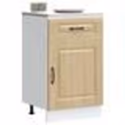 vidaXL Armoire de cuisine Kalmar chêne sonoma bois dingénierie meuble bas dévier meuble bas de cuisine avec tiroir 853480