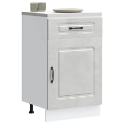 VidaXL Armoire de Cuisine Kalmar Gris Béton
