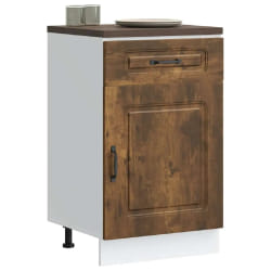 VidaXL Armoire Cuisine Kalmar - Chêne Fumé
