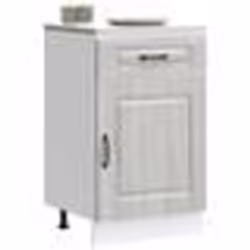 vidaXL Armoire de cuisine Kalmar sonoma gris bois dingénierie meuble bas dévier meuble bas de cuisine avec tiroir 853483