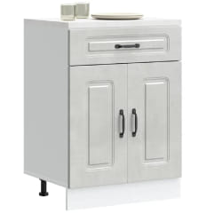 vidaXL Armoire de cuisine Kalmar gris béton