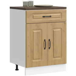 Armoire de cuisine Kalmar chêne artisanal bois d'ingénierie - Vidaxl