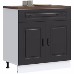 Cette armoire de cuisine optimise votre espace de cuisine, offrant un espace de rangement suffisant pour vos effets personnel ...