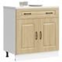 vidaXL Armoire de cuisine Kalmar chêne sonoma bois dingénierie 853500