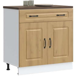 Armoire de cuisine Kalmar chêne artisanal bois d'ingénierie Vidaxl