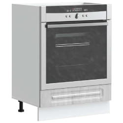 vidaXL Armoire à Four Kalmar - Sonoma Gris