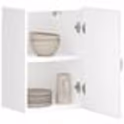 vidaXL Armoire murale de cuisine Kalmar blanc bois dingénierie meuble mural de cuisine armoire pour mur de cuisine 853547