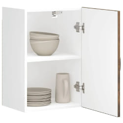 vidaXL Armoire murale de cuisine - Chêne fumé