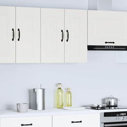 Armoire murale de cuisine Kalmar blanc bois d'ingénierie Vidaxl