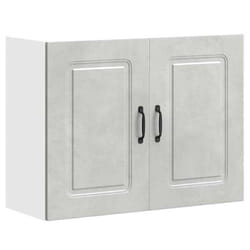vidaXL Armoire murale de cuisine Kalmar gris béton bois dingénierie meuble mural de cuisine armoire pour mur de cuisine 853591