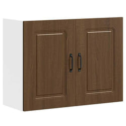 vidaXL Armoire murale de cuisine Kalmar chêne marron bois dingénierie meuble mural de cuisine armoire pour mur de 853594