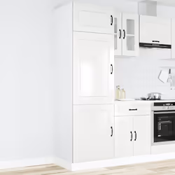 Cette armoire de cuisine optimise l'espace de votre cuisine et offre un grand espace de rangement pour vos effets personnels  ...