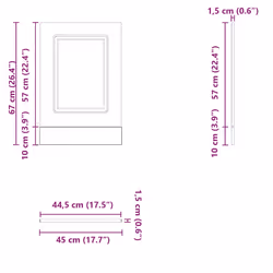 VidaXL 853648 Armoire de rangement de salle à manger et de cuisine - Vue supplémentaire 8