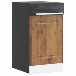 vidaXL Kalmar Panneau de Lave-vaisselle - Vieux Bois