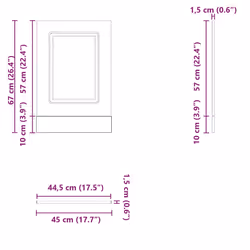 VidaXL 853656 Armoire de rangement de salle à manger et de cuisine - Vue supplémentaire 8