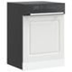 vidaXL Panneau de lave-vaisselle Kalmar blanc 60x15x67 cm panneau avant de lave-vaisselle panneau panneau de porte avant 853657
