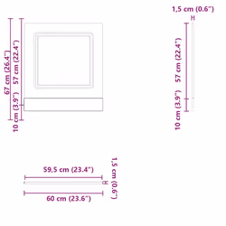 VidaXL 853663 Armoire de rangement de salle à manger et de cuisine - Vue supplémentaire 7