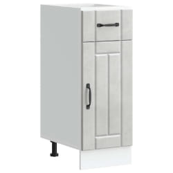 VidaXL Armoire Cuisine Lucca Gris Béton