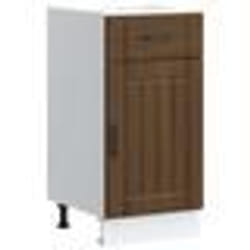 vidaXL Armoire de cuisine Lucca chêne marron bois ingénierie meuble dévier meuble de cuisine avec tiroir meuble de 853714
