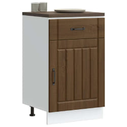 VidaXL Armoire de Cuisine Lucca Chêne Marron