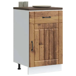 vidaXL Armoire Cuisine Lucca - Vieux Bois