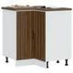 vidaXL Armoire dangle de cuisine Lucca chêne marron bois dingénierie armoire dangle meuble dévier dangle meuble 853754