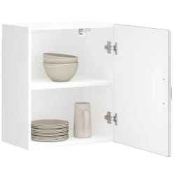 vidaXL Armoire murale de cuisine Lucca gris béton bois ingénierie