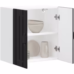 Cette armoire murale de cuisine est destinée à optimiser l'espace de votre cuisine et à décorer votre maison ! Matériau stabl ...