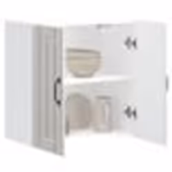 vidaXL Armoire murale de cuisine Lucca blanc brillant bois ingénierie meuble mural de cuisine armoire pour mur de cuisine 853 ...