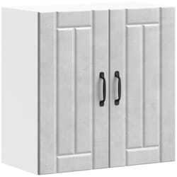 Vidaxl - Armoire murale de cuisine Lucca gris béton bois ingénierie