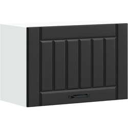 Armoire murale de cuisine Lucca noir bois d'ingénierie Vidaxl