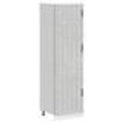 vidaXL Armoire de cuisine Lucca gris béton bois dingénierie armoire de cuisine haute armoire de cuisine indépendante 853871