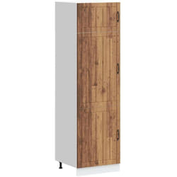 Armoire de cuisine Lucca vieux bois bois d ingénierie