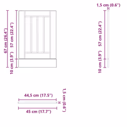 VidaXL 853896 Armoire de rangement de salle à manger et de cuisine - Vue supplémentaire 8